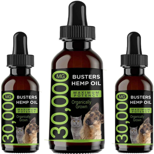 Busters Calm & Comfy Hemp Oil 3-Pack