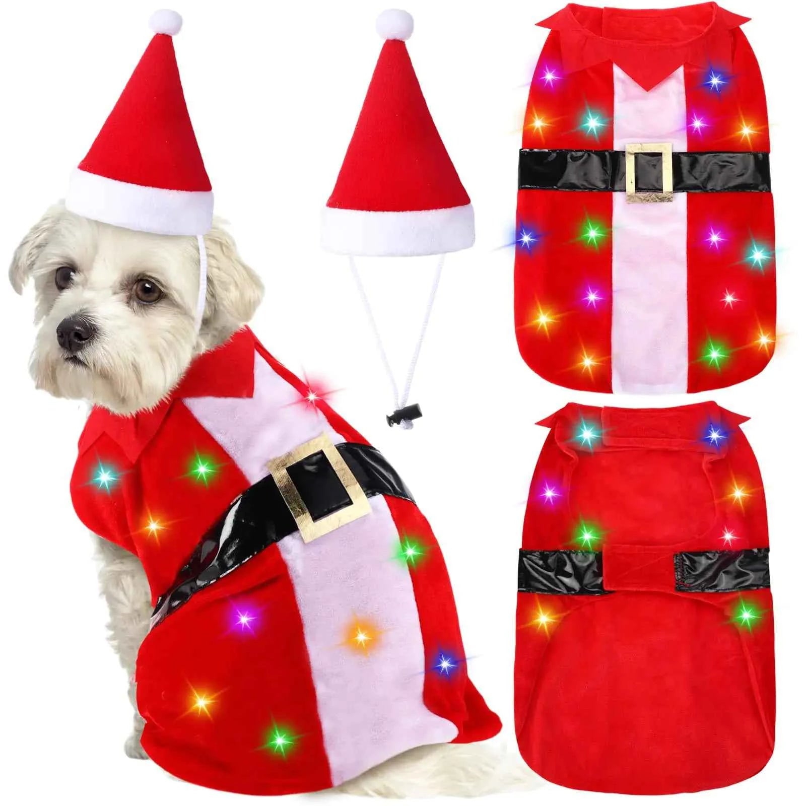 Festive Fido Flashy Christmas Outfit