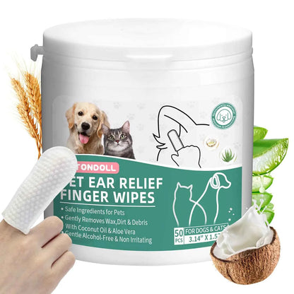 Cat & Dog Coconut Ear Wipes