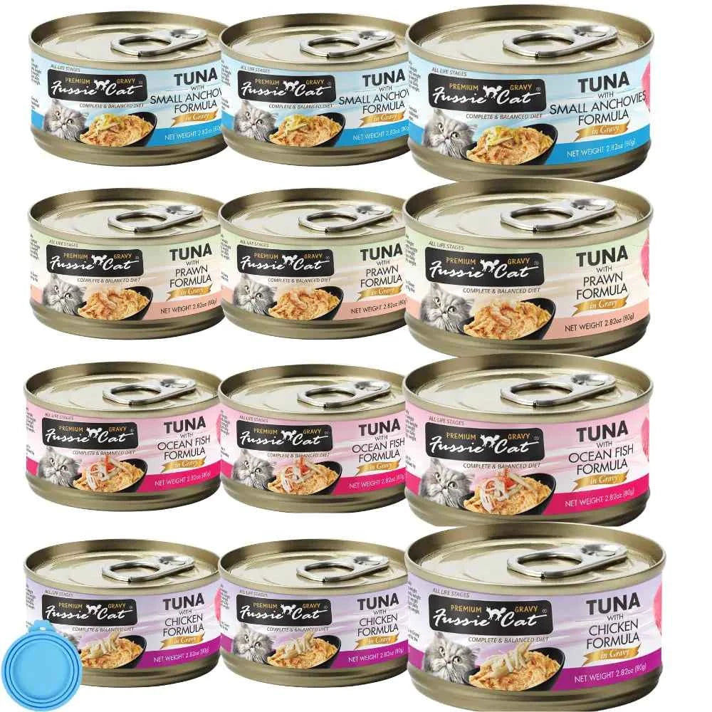 Fussie Cat Gravy Feast Variety Pack - 4 Flavors