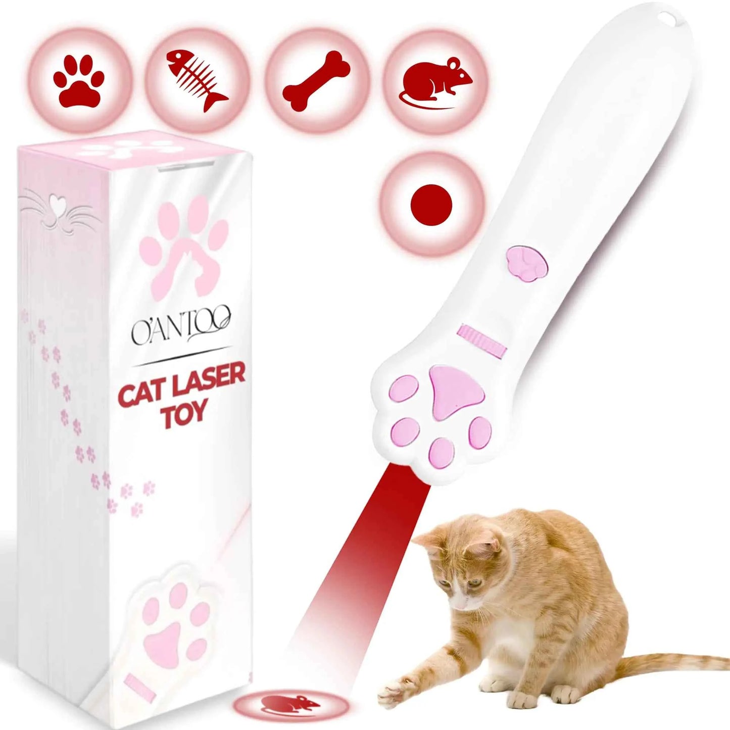 PetChase Projector: Interactive Cat & Dog Toy