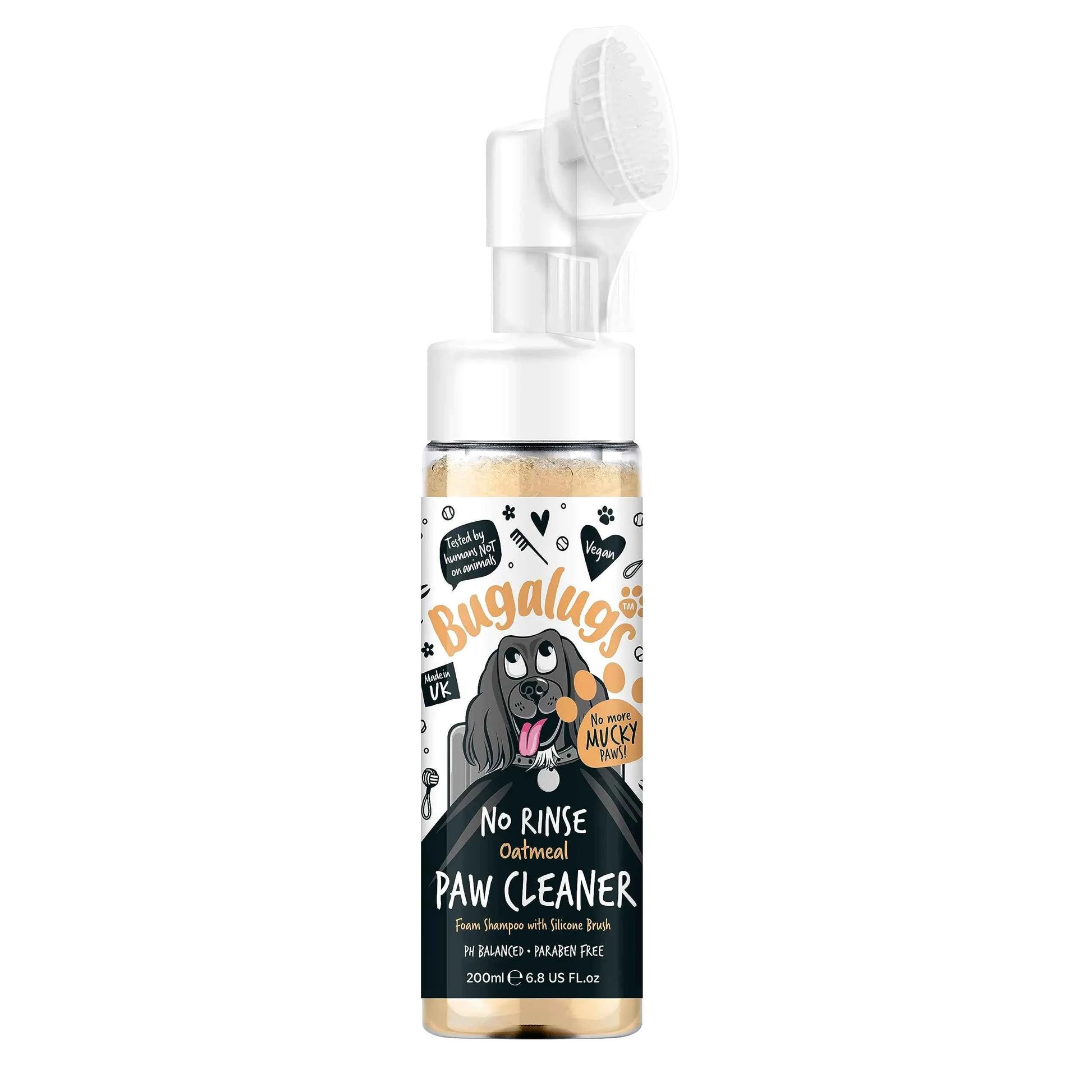 Bugalugs No-Wash Paw Cleanser & Brush